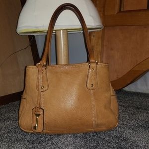 Fossil Brown Leather Bag